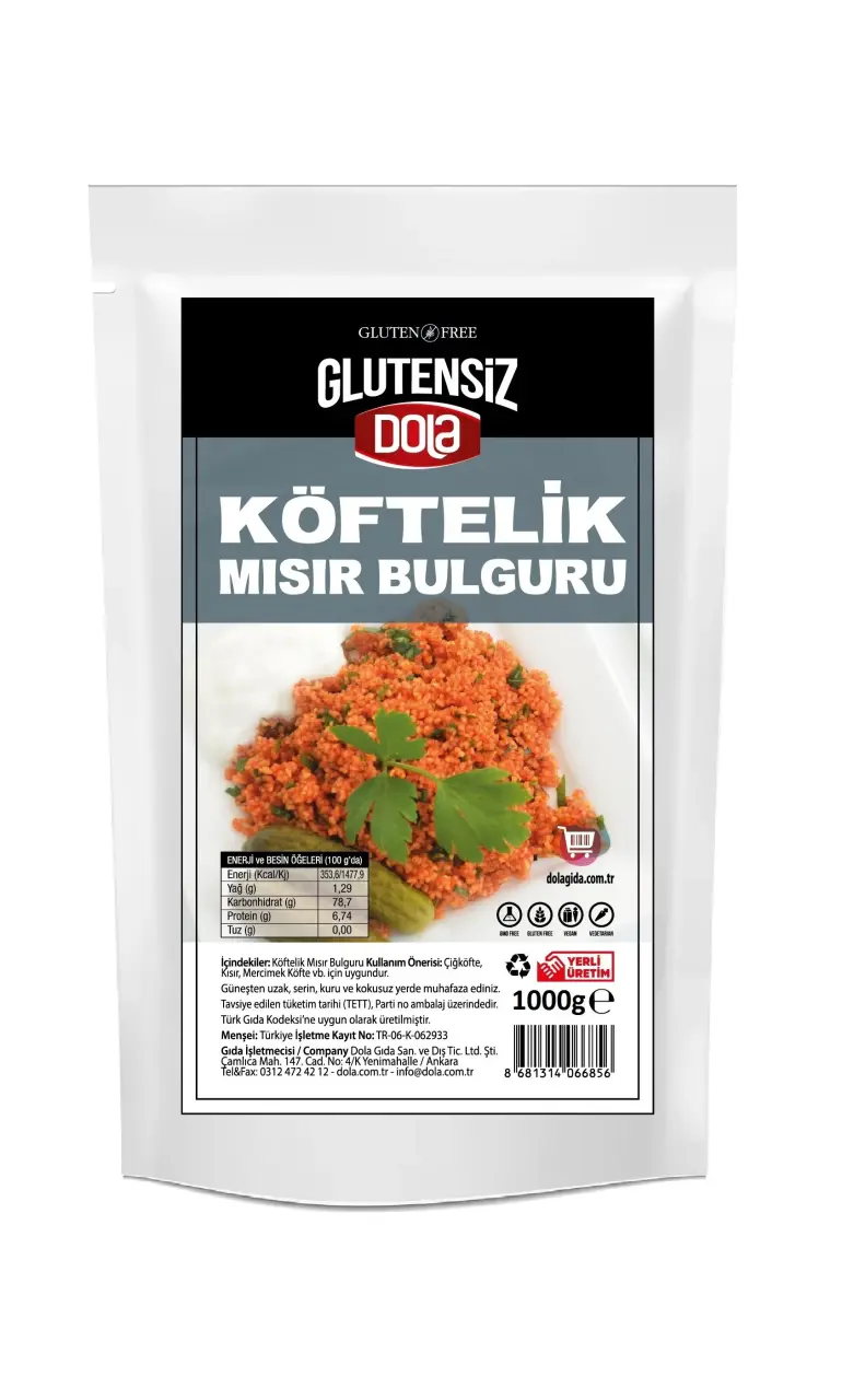 Dola Glutensiz Köftelik Mısır Bulguru ile Nefis ve Güvenli Köfteler