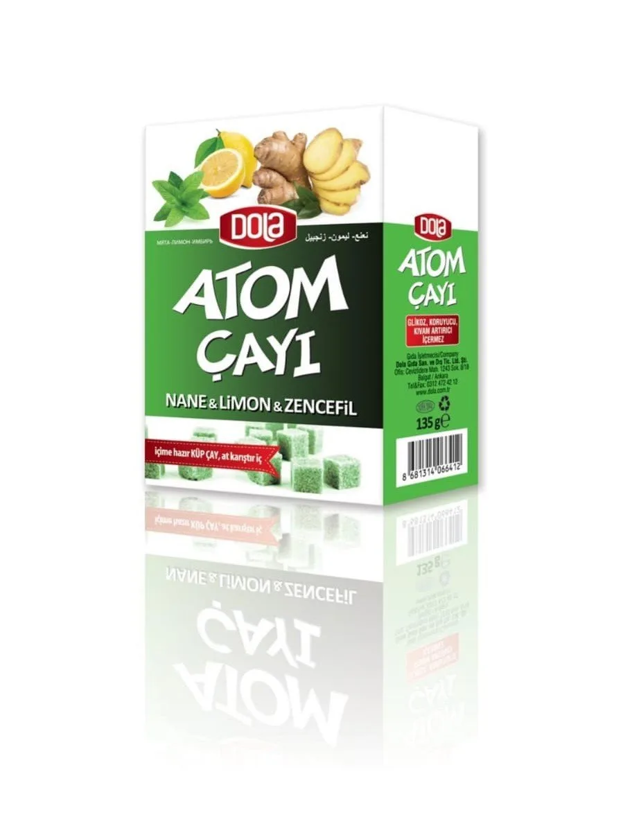 Dola Atom Çayı 4'lü Paket Kış Çayı-Nane Limon-Ihlamur ve Propolis Çayı