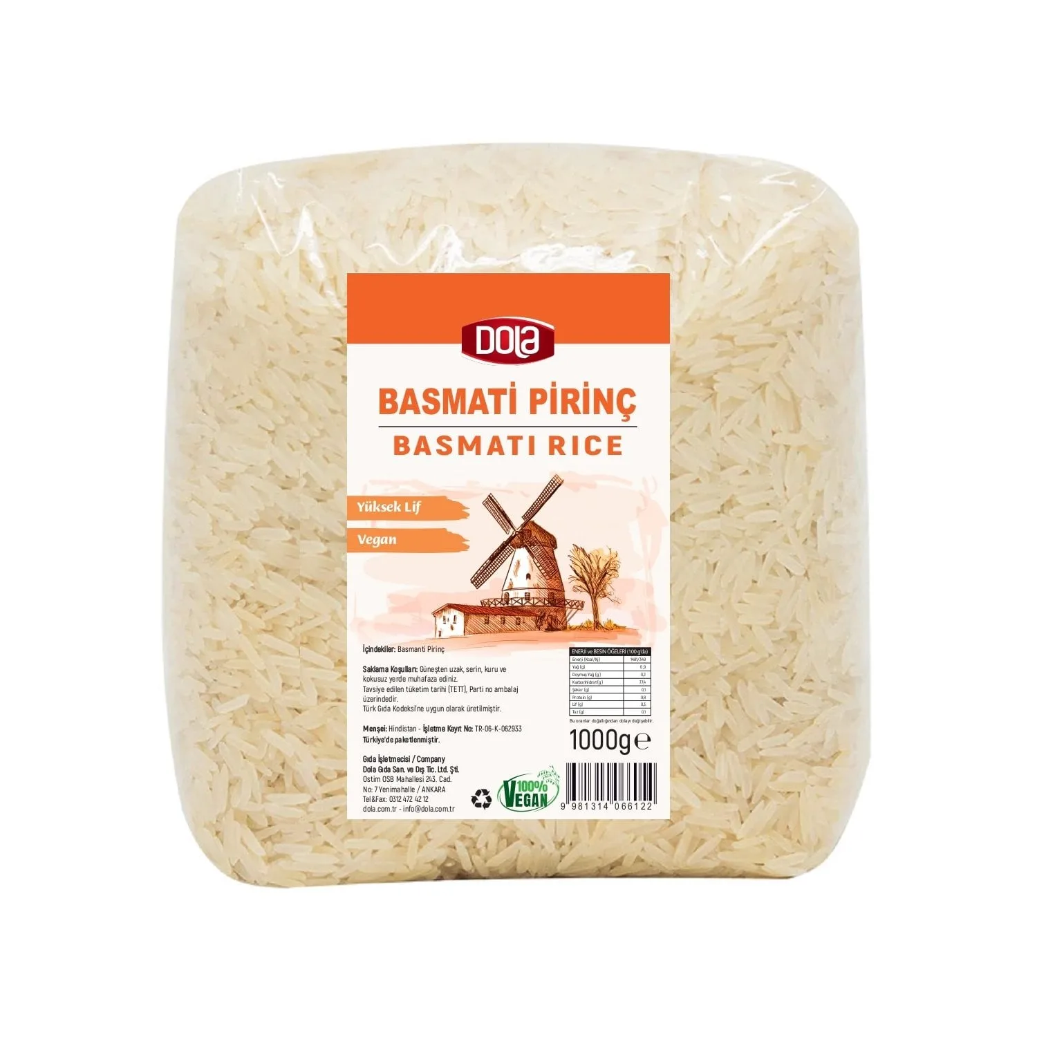 Dola Basmati Pirinç 1 kg