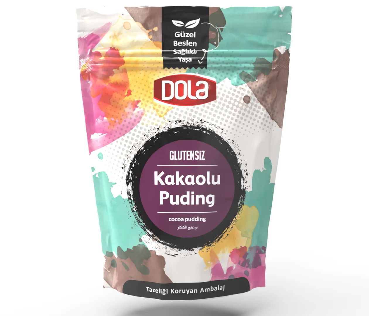 Dola Glutensiz Puding Seti 3'lü Muzlu, Çilekli, Kakaolu 100 gr 3 Adet