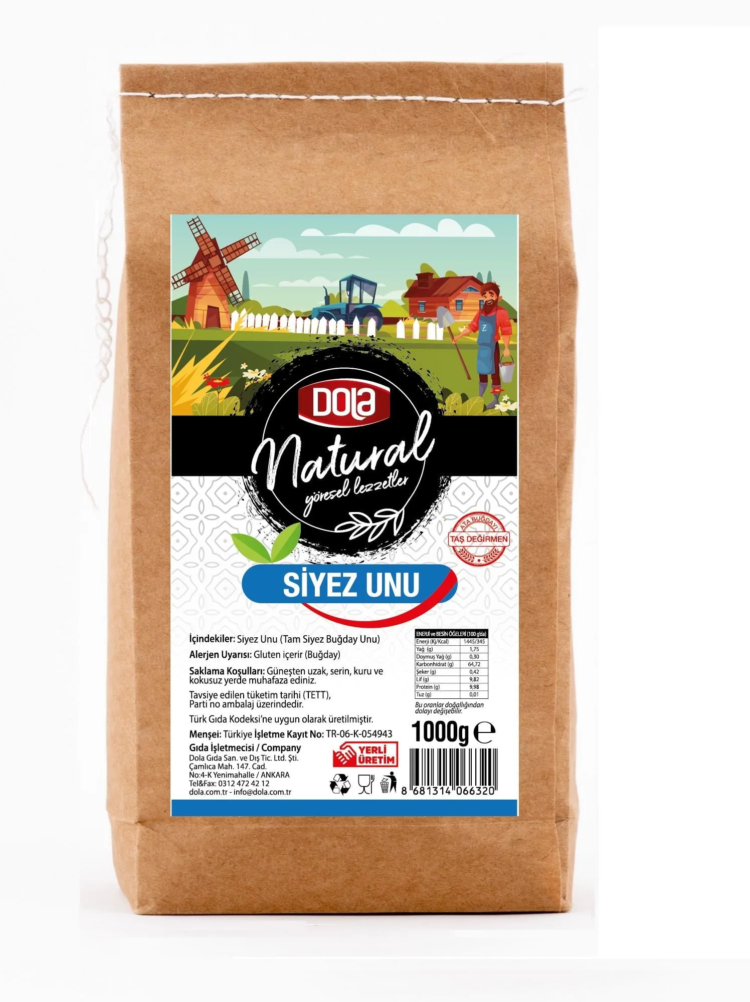 Dola Natural Siyez Unu 1 kg