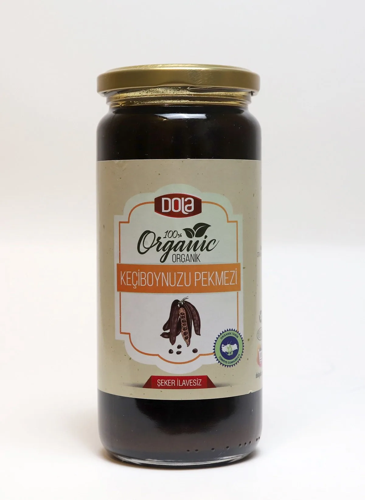 Dola Organik Keçiboynuzu ve Dut Pekmezi 620 g 2 Adet Soğuk Pres, Şeker İlavesiz