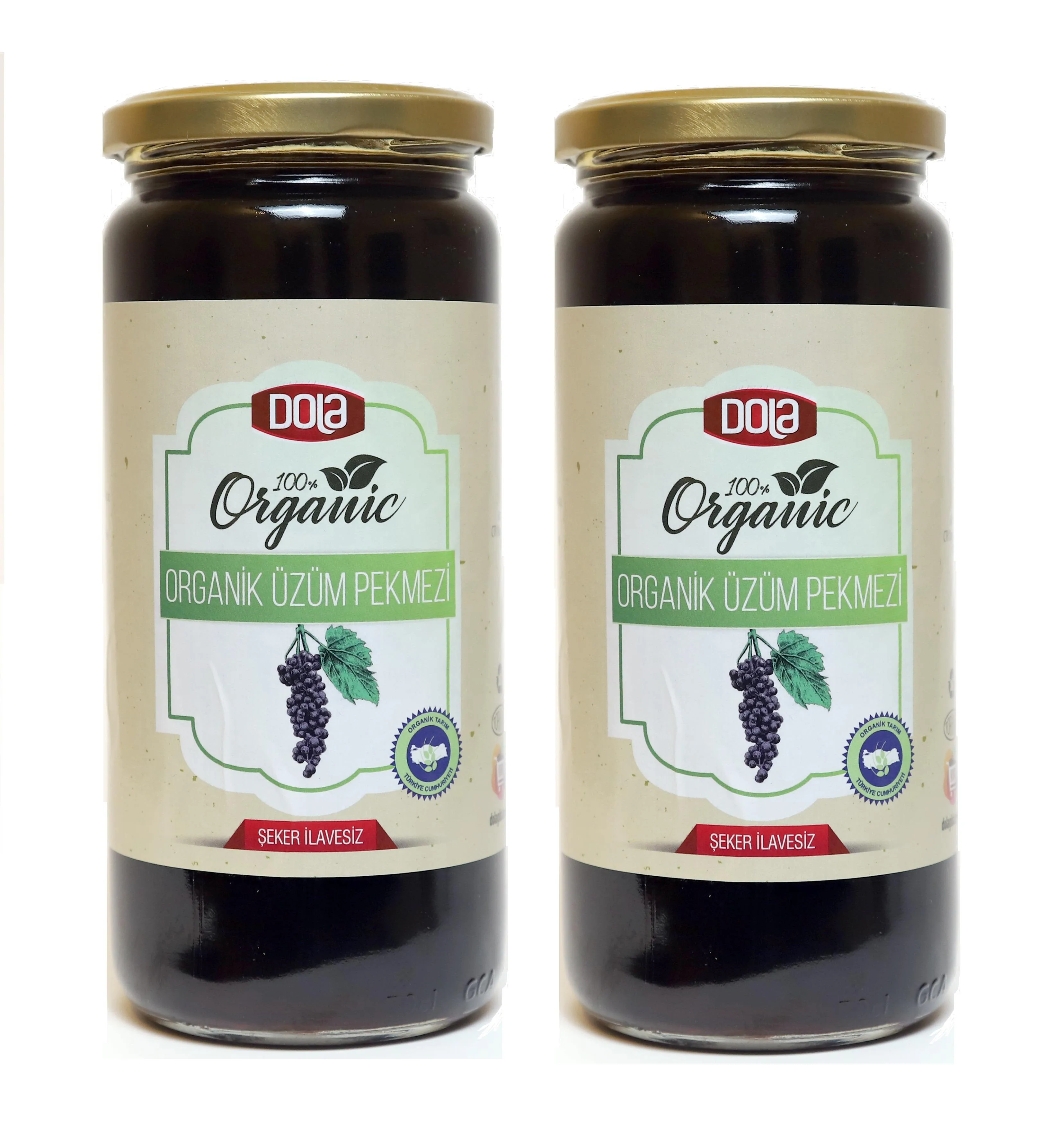 Dola Organik Üzüm Pekmezi 620 g 2 Adet Soğuk Pres, Şeker İlavesiz.