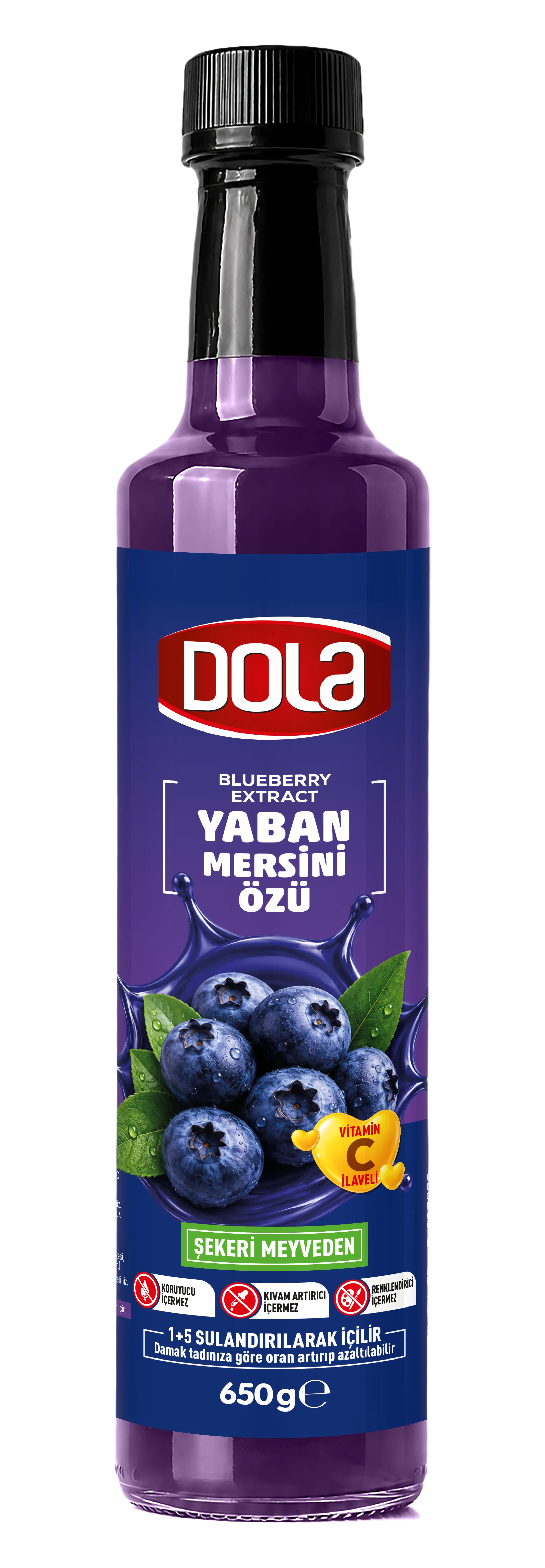 Dola Yaban Mersini Özü (Blueberry Extract) - 650g